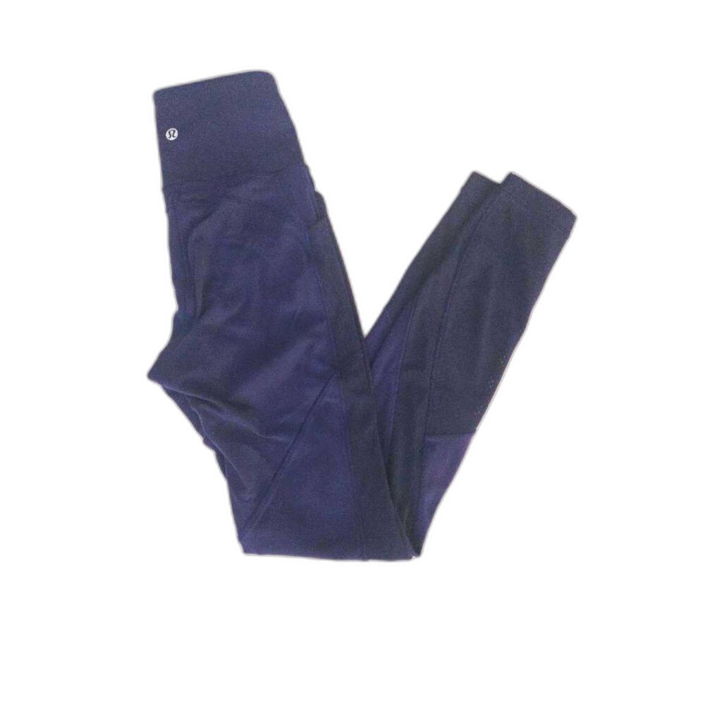 👉 Lululemon • Women’s Wunder Under Mesh Leggings • Limited Edition • Sz 4 •Navy